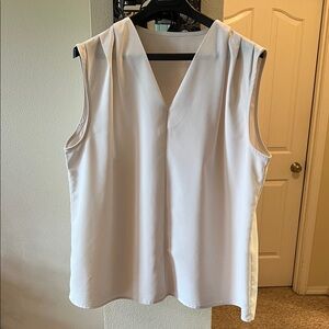 Elegant White Sleeveless Top